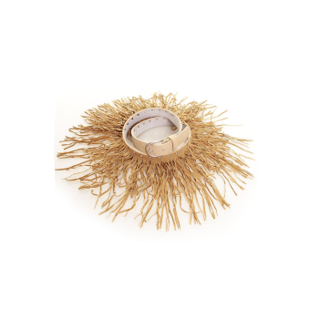 Gürtel Echtes Leder LF-9210 90 cm beige-hellbraun
