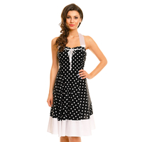 Dress Mayaadi HS-5115 black-white 1 Pieces