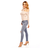 Top Langarm Lely Wood T6036 Beige - One Size