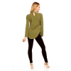 Top Langarm SHK X82 Khaki M