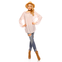 Top Langarm Fabio 8598 Rosa - One Size
