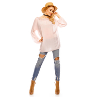 Top Langarm Fabio 8598 Rosa - One Size
