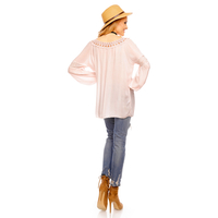 Top Langarm Fabio 8598 Rosa - One Size