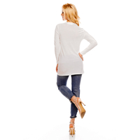Top Long Sleeve HR 7175 White - One Size