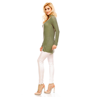 Top Long Sleeve HR 7175 Olive - One Size