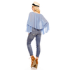 Top Long Sleeve Mayaadi IT-6318 Blue - One Size