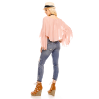 Top Langarm Mayaadi IT-6318 Altrosa - One Size