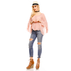 Top Langarm Mayaadi IT-6318 Altrosa - One Size