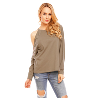 Top Langarm Eight Paris EP15453 Khaki M