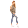 Top Langarm Eight Paris EP15453 Khaki M