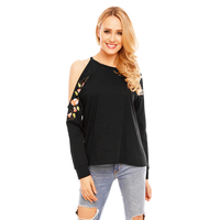 Top Langarm Eight Paris EP15453 Schwarz S