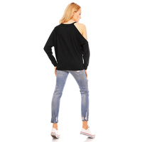 Top Langarm Eight Paris EP15453 Schwarz S