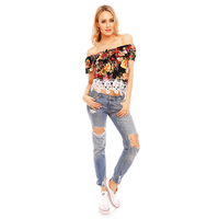 Top Fee Red Z7109 Schwarz L/XL