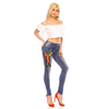 Pents Jeans Adrixx TB8006 Dark Blue XS