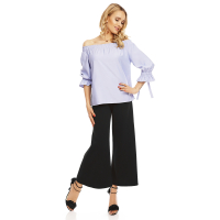 Top Long Sleeve Papillonne C2707 Light Blue M/L