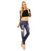 Hose Jeans Denim A662 Blau XS