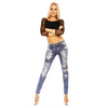 Pants Jeans Denim E1837 Blue XS