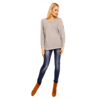Pullover Bisous Project S564 Grey - One Size