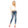 Pants Jeans Denim ITA-1038 Dark Blue XS