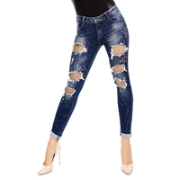 Pants Jeans Orginal E1899 Dark Blue M