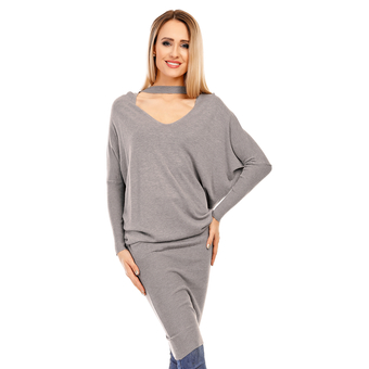 Tunika/Dress Nicole KS1068 Grey - One Size