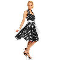 Dress Mayaadi HS-5101 Black-White L/XL