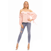 Top Langarm Jayloucy JL142 Rosa M/L