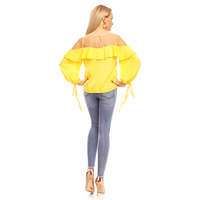 Top Langarm Jayloucy JL142 Gelb S/M
