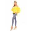 Top Langarm Jayloucy JL142 Gelb S/M