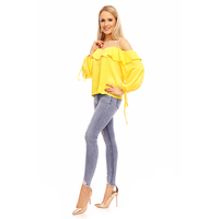 Top Langarm Jayloucy JL142 Gelb M/L