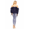 Top Langarm Jayloucy JL142 Dunkelblau S/M
