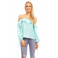 Top Langarm Jayloucy JL142 Aqua S/M