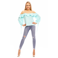 Top Langarm Jayloucy JL142 Aqua M/L