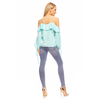 Top Langarm Jayloucy JL142 Aqua M/L