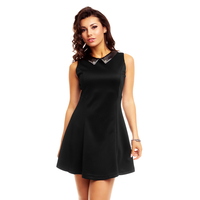 Kleid Miliana K609 Schwarz L