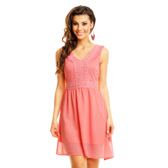 Dress Maia Hemera FE136 Salmon L